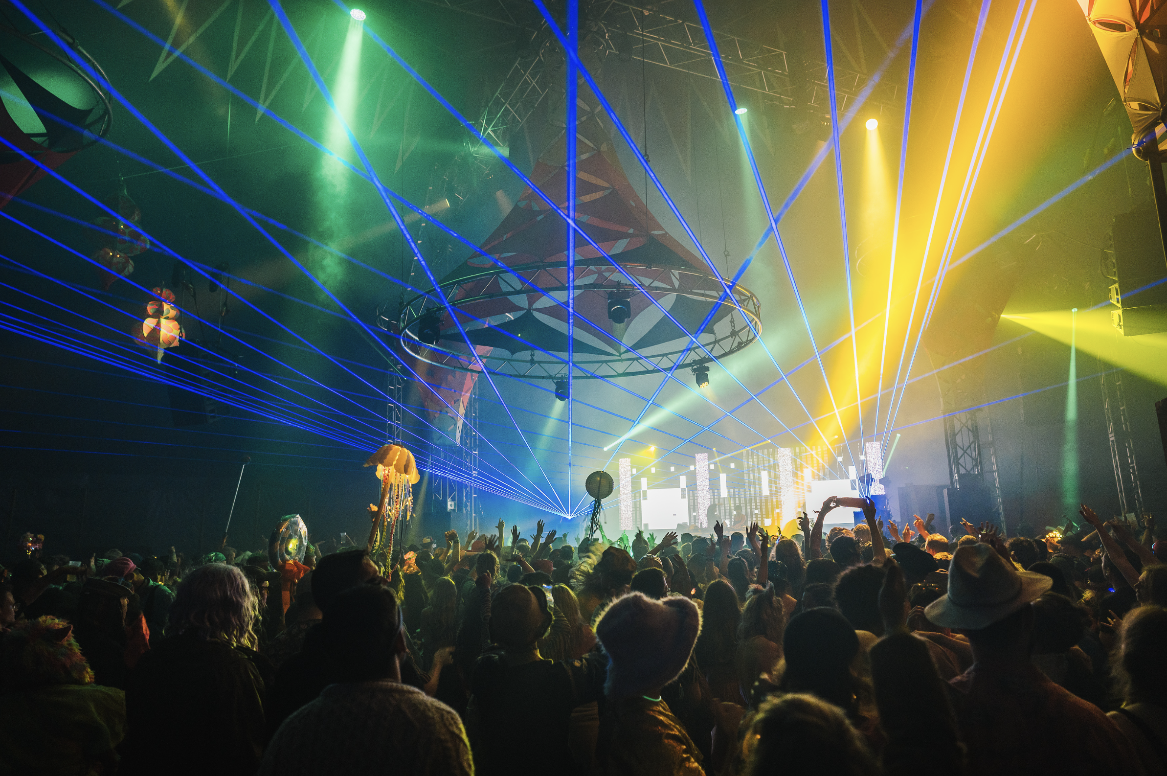 Visual content provision for the Kaleida Stage at Shambala 2023